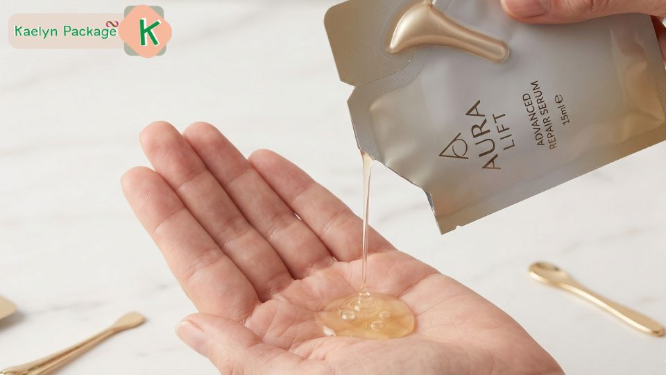 รอยฉีกซองเซรั่มแบบ Laser Scoring ที่ฉีกเป็นเส้นตรงสวยงาม