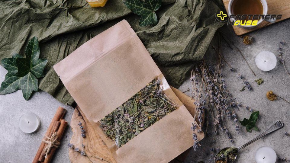 ซองฟอยล์ใส่ชาออร์แกนิคแบบตั้งได้สีพรีเมียมจาก KAELYNPACKAGE